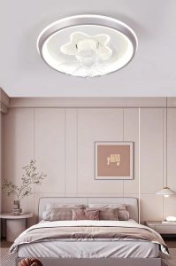 LED SMALL FAN LIGHT 48 INCHES 1032 (Paragon)-五角星-480mm-白-暖-黄三色变光