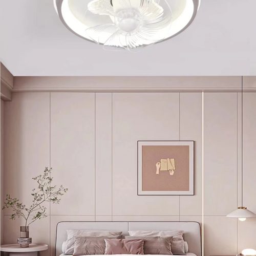 LED SMALL FAN LIGHT 48 INCHES 1032 (Paragon)-五角星-480mm-白-暖-黄三色变光