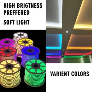 LED Light Strip - Color leather circular Round 14mm-120D-220V-100m / 彩皮灯带-圆
